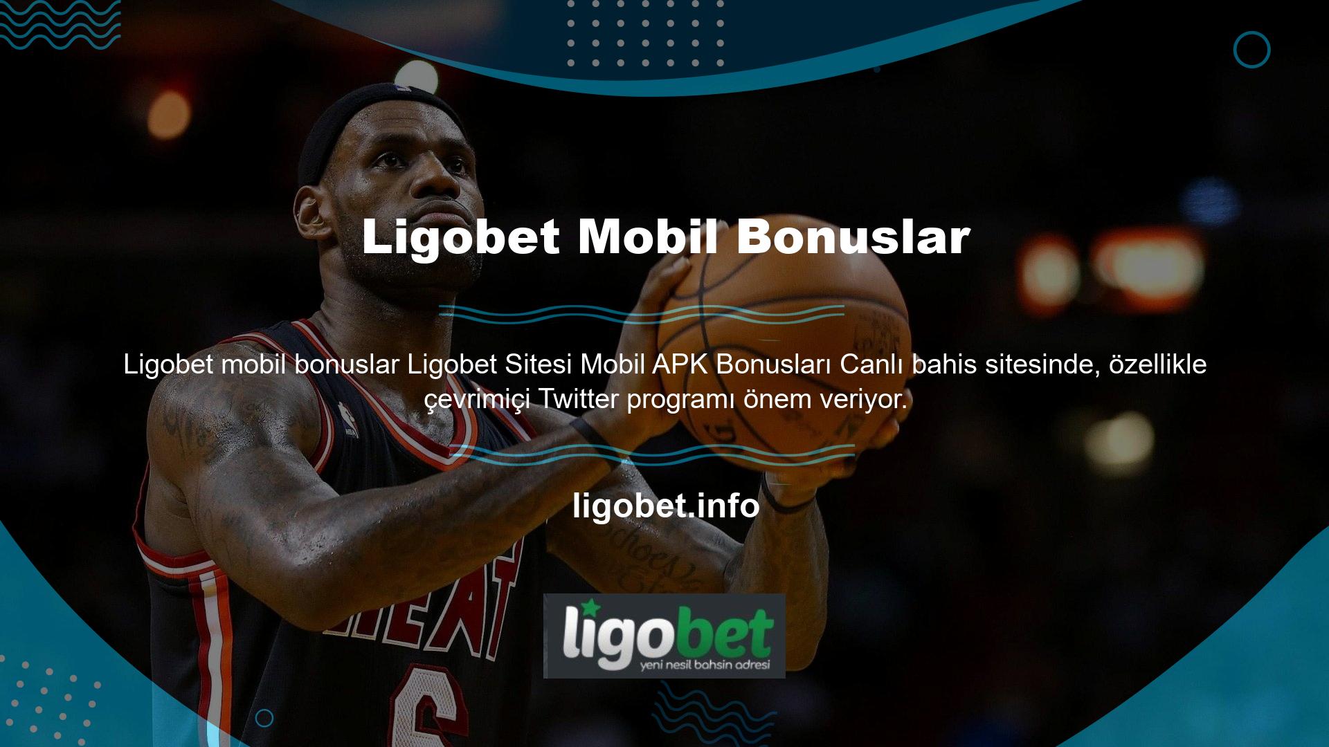 Sosyal hesapları kullanan şirketler aktif olarak Ligobet olarak görünmektedir